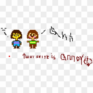 Why Frisk Looks Annoyed In Genocide Or Any Route - Cartoon Clipart