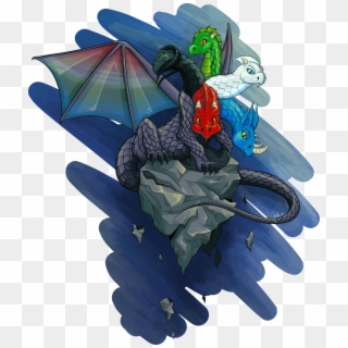 #tiamat #dragon #fantasyart #digitalart #vectorart - Baby Mobile Clipart