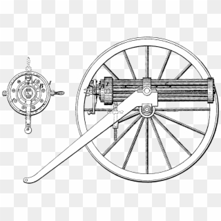 Ripley Gun Patent Img - Gatling Gun Clipart