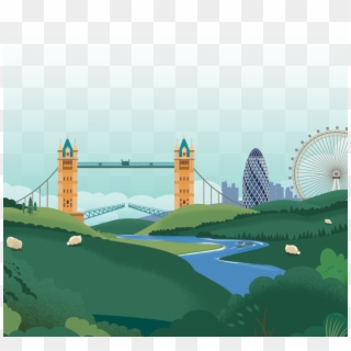 Salesforce World Tour London - Illustration Clipart