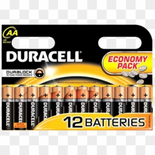 Duracell Basic Aa 12 Pcs Battery , Png Download Clipart