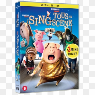 Sing Dvd 3d - Sing Dvd 2017 Clipart