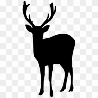Deer Silhouette - Elk Clipart