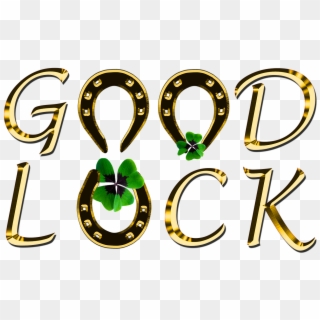 Good Luck Golden Symbol - Good Luck Happy Saint Patrick's Day Clipart