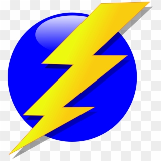 Clip Library Electrical Clipart Flash Logo Symbols - Cartoon Lightning Bolt - Png Download