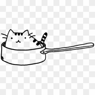 This Free Icons Png Design Of Cat In A Pan Clipart