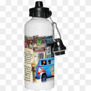 Hwawb-490 White Aluminum Water Bottle - Lol Surprise Water Bottle Clipart