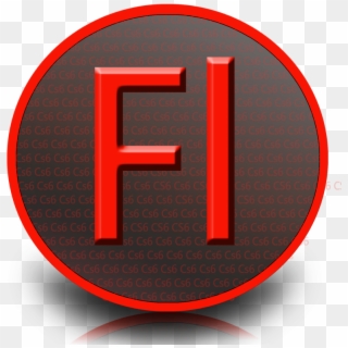 Flash Cs6 Logo Png - Circle Clipart