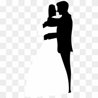 Silhouette Of Couple At Getdrawings - Wedding Couples Clip Art - Png Download
