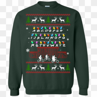 Stranger Things Merry Christmas Ugly Sweater Clipart