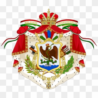 Open - Emperor Of Mexico Coat Of Arms Clipart