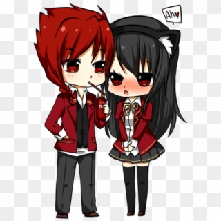 Free Png Download Chibi Boy And Girl Holding Hands - Anime Chibi Boy Girl Clipart
