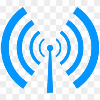National Broadcast Icon - Radio Waves Used Clipart