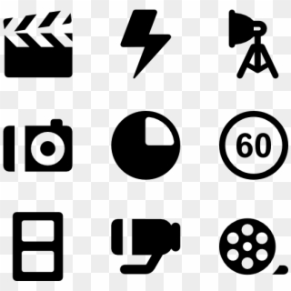 Video Icon Clipart Tv Camera - Camera Icons Png Transparent Png