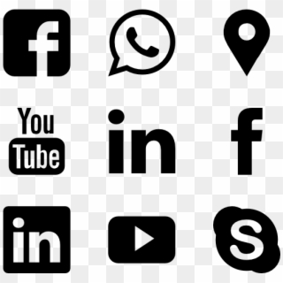 Simpleicon Social Media - Icon Social Media Png Clipart