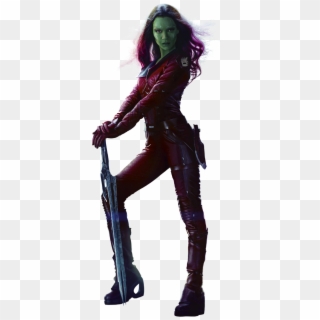 Gamora's Character Poster For Guardians Of The Galaxy Clipart