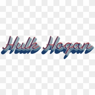 Hulk Hogan 3d Letter Png Name - Calligraphy Clipart