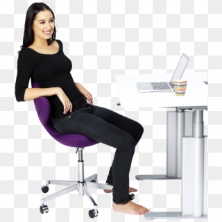 Person Sitting Png Person Sitting - Woman Is Sitting On Chair In Clipart Png Transparent Png
