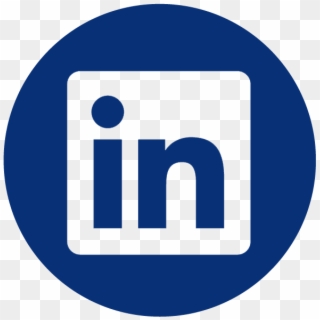Linked In Social Icon Logo Joe Eckley - Circle Clipart