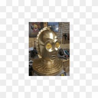 Image Of 3d Printed Mask - Bronze Sculpture Clipart