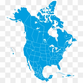 Come Meet Us - Map Of North America 2018 Clipart