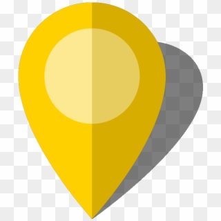 Location Map Pin Yellow10 - Yellow Location Pin Png Clipart
