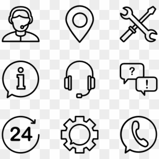 Support Service - Service Icons Clipart