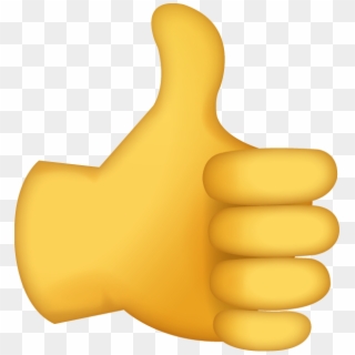 Thumbs Up Emoji Large Clipart