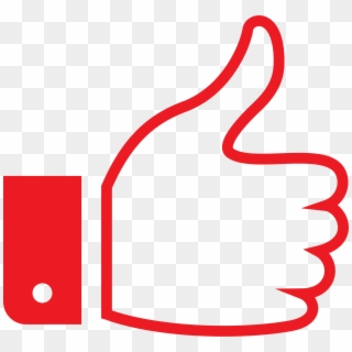 Newsletter - Thumbs Up Icon Red Clipart