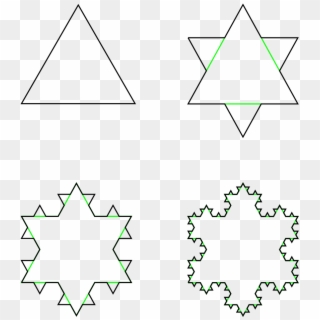 Koch Snowflake - Koch Curve In Computer Graphics Clipart