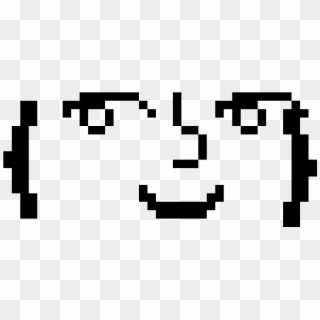 Lenny Face - Pixel Art Mario Star Clipart
