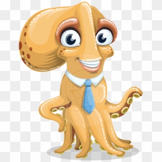 Temper The Business Octopus - Octopus Thumbs Up Clipart