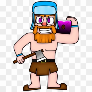 Vector Transparent Download Of Clash Royale By Junior - Clash Royale Images Lumberjack Clipart