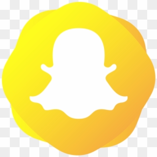 Snapchat Png Icon, Social Media Vector, Snapchat, Snapchat - Round Snapchat Icon Png Clipart