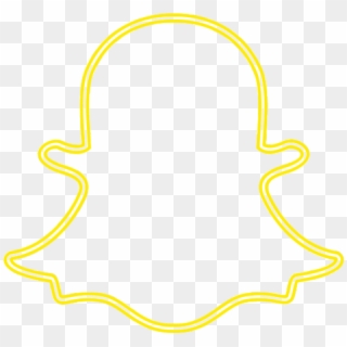 Snapchat Logo Png - Neon Snapchat Logo Png Clipart