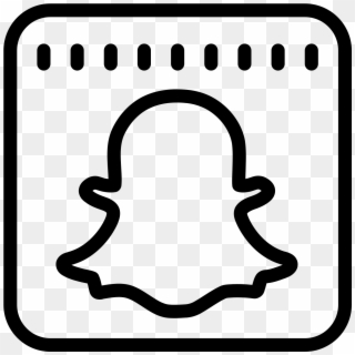 Snapchat Icon - Free D - - - Snapchat De Millie Bobby - Snapchat Logo Png White Clipart