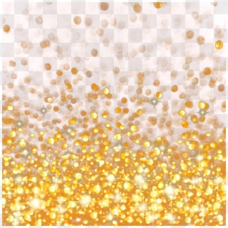 Transparent Golden Bokeh With Glows Png Image Free - Gold Light Spot Png Clipart