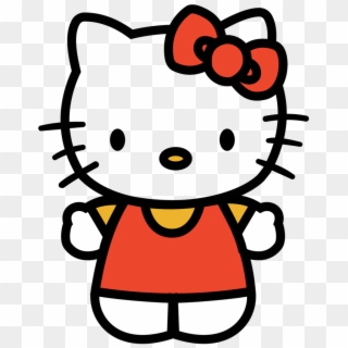 Hello Kitty Clipart Body Cat Hello Kitty Red Bow Red - Hello Kitty Red Dress - Png Download