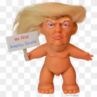 Trump The Troll, The Scariest Forest In The Us, Dc's - Blond Clipart