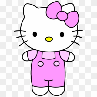 Hello Kitty Clipart Group - Easy Hello Kitty Drawing - Png Download
