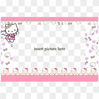 Download Free Printable Hello Kitty Png Frame01 Download - Illustration Clipart