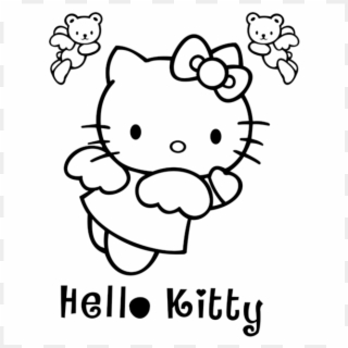 Colouring Pages Hello Kitty Clipart