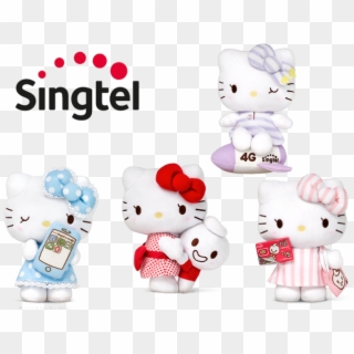 Image - Singtel - Limited Edition Hello Kitty Plush Clipart
