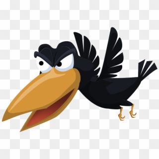 Crow , Png Download - Cartoon Clipart