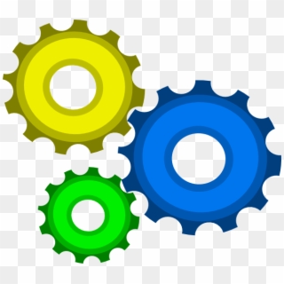 Gears Clipart - Three Gear - Png Download
