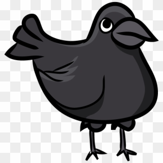 Crow - Crow Thinking Clipart Png Transparent Png