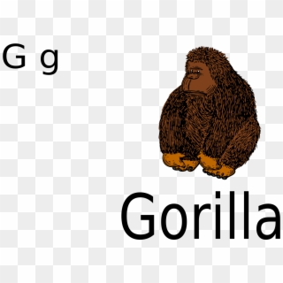 This Free Icons Png Design Of G For Gorilla Clipart