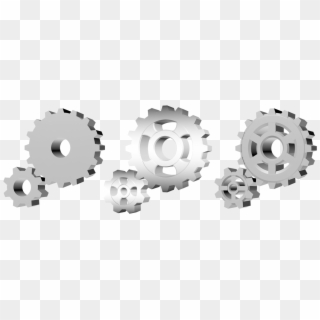 Gears Clipart 3d Gear - Illustration - Png Download