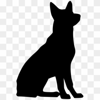 Dog Png Free Download - Silhouette German Shepherd Svg Clipart