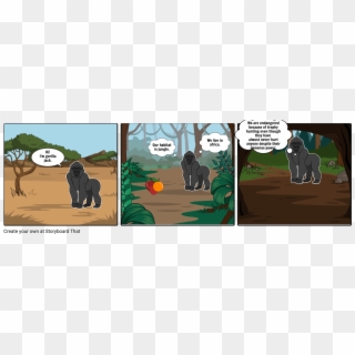Gorilla - Storyboard Clipart